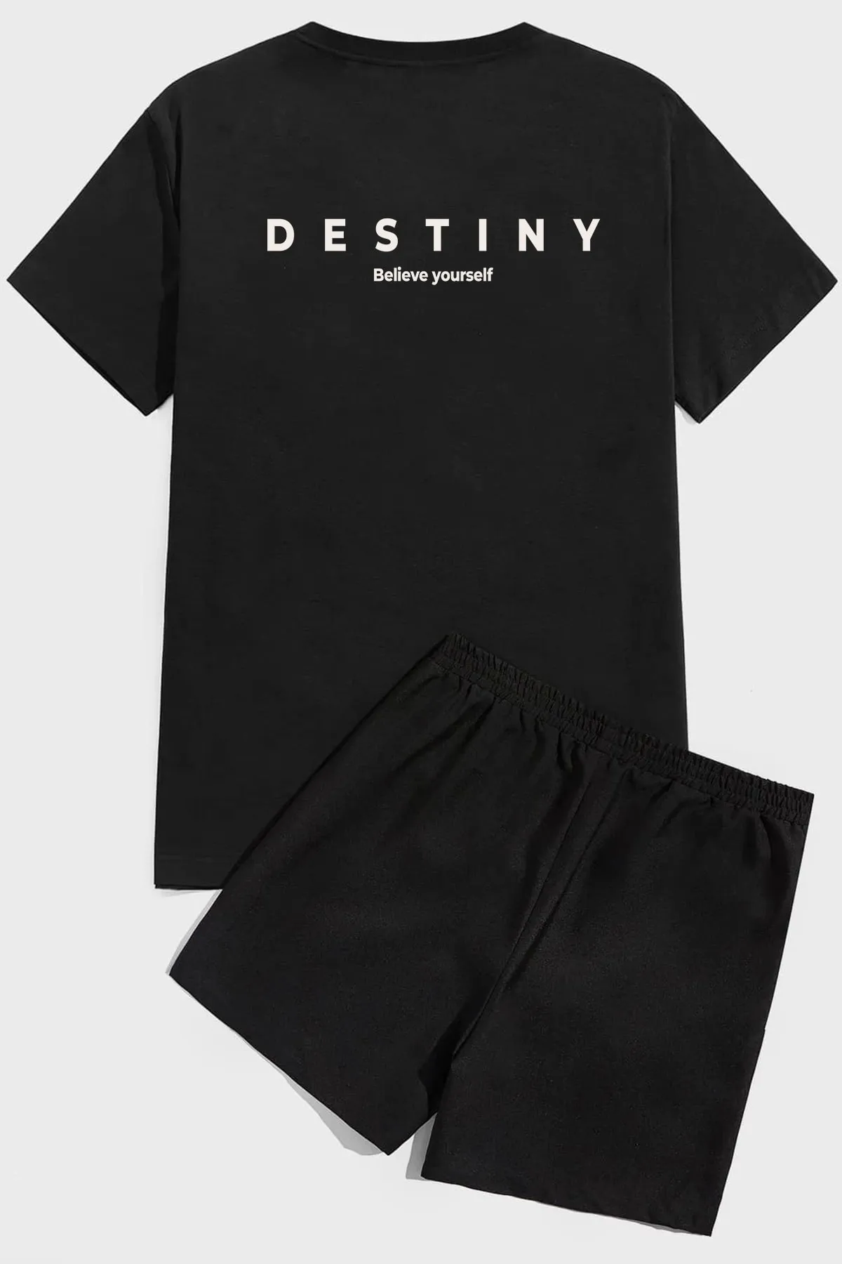 uyguntarz  Shorts-Set mit Destiny-Print