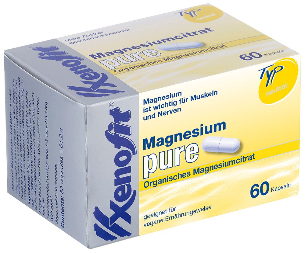 Xenofit Magnesium Pure 60 Kapseln kaufen | Bike-Discount