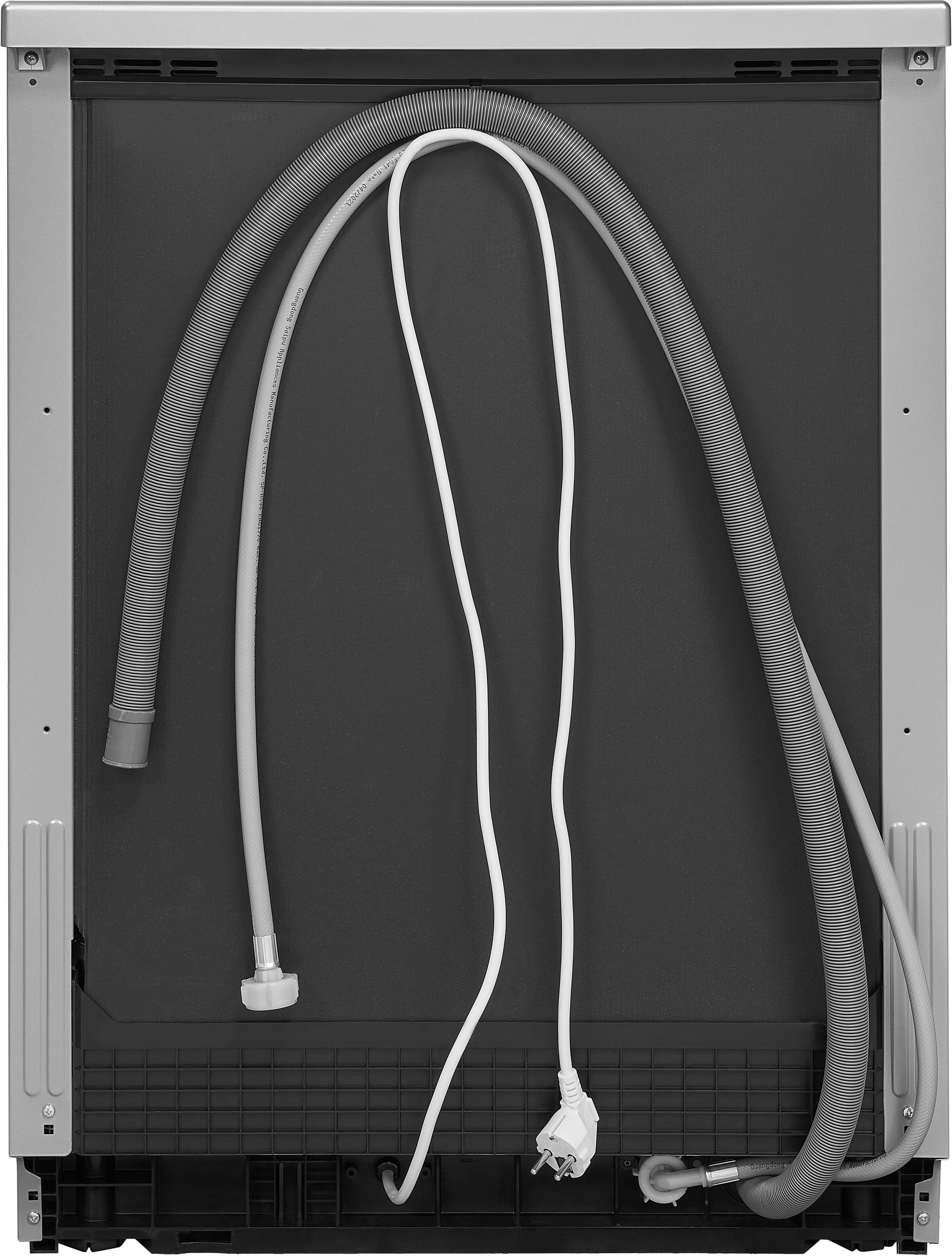 exquisit Standgeschirrspüler, GSP9313-030E inox, 13 Maßgedecke