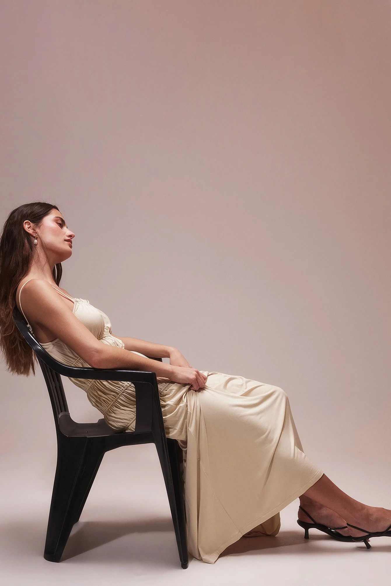 Rouched Midi Dress
