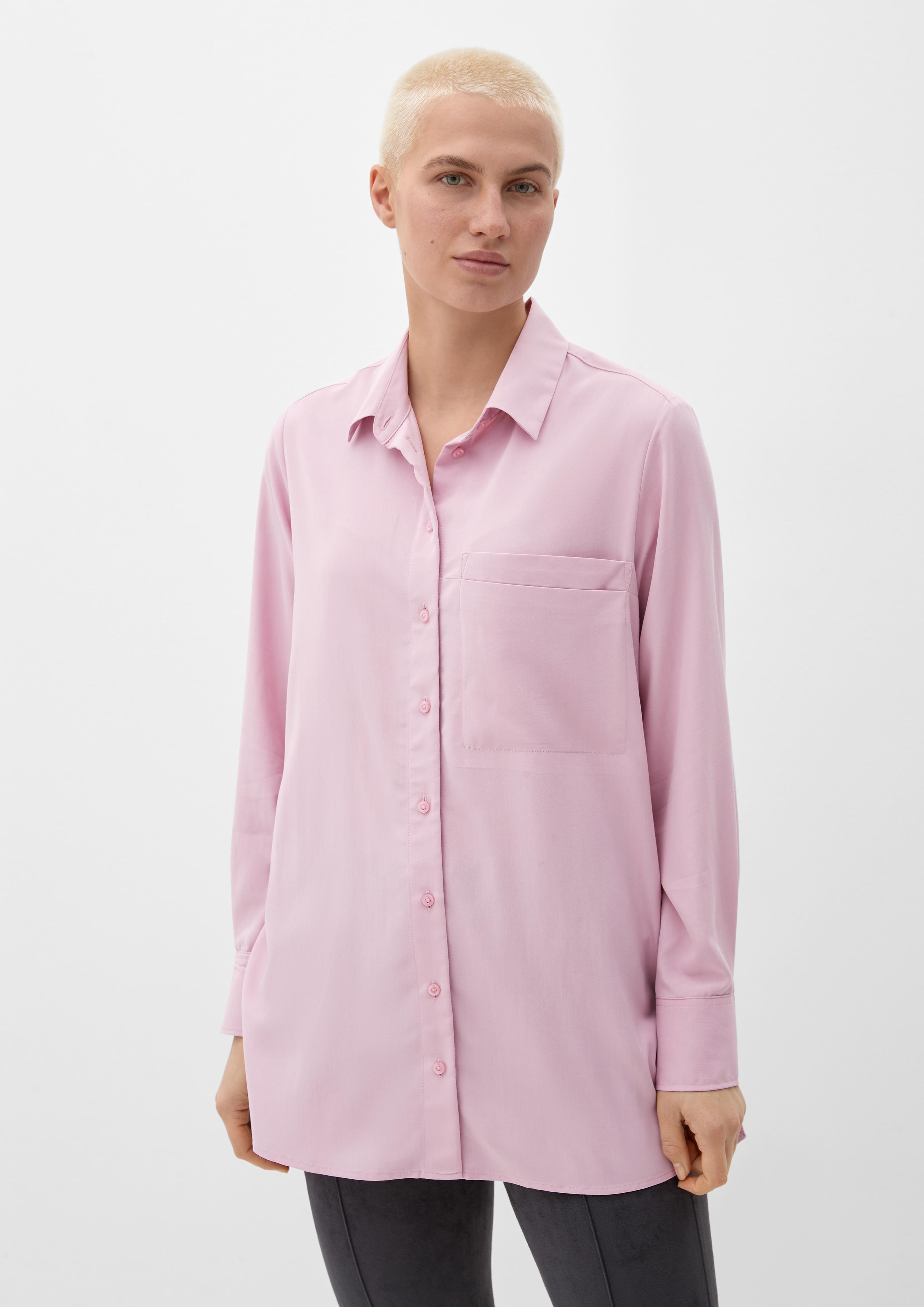 Twill-Bluse aus Viskosemix  2124829-4082