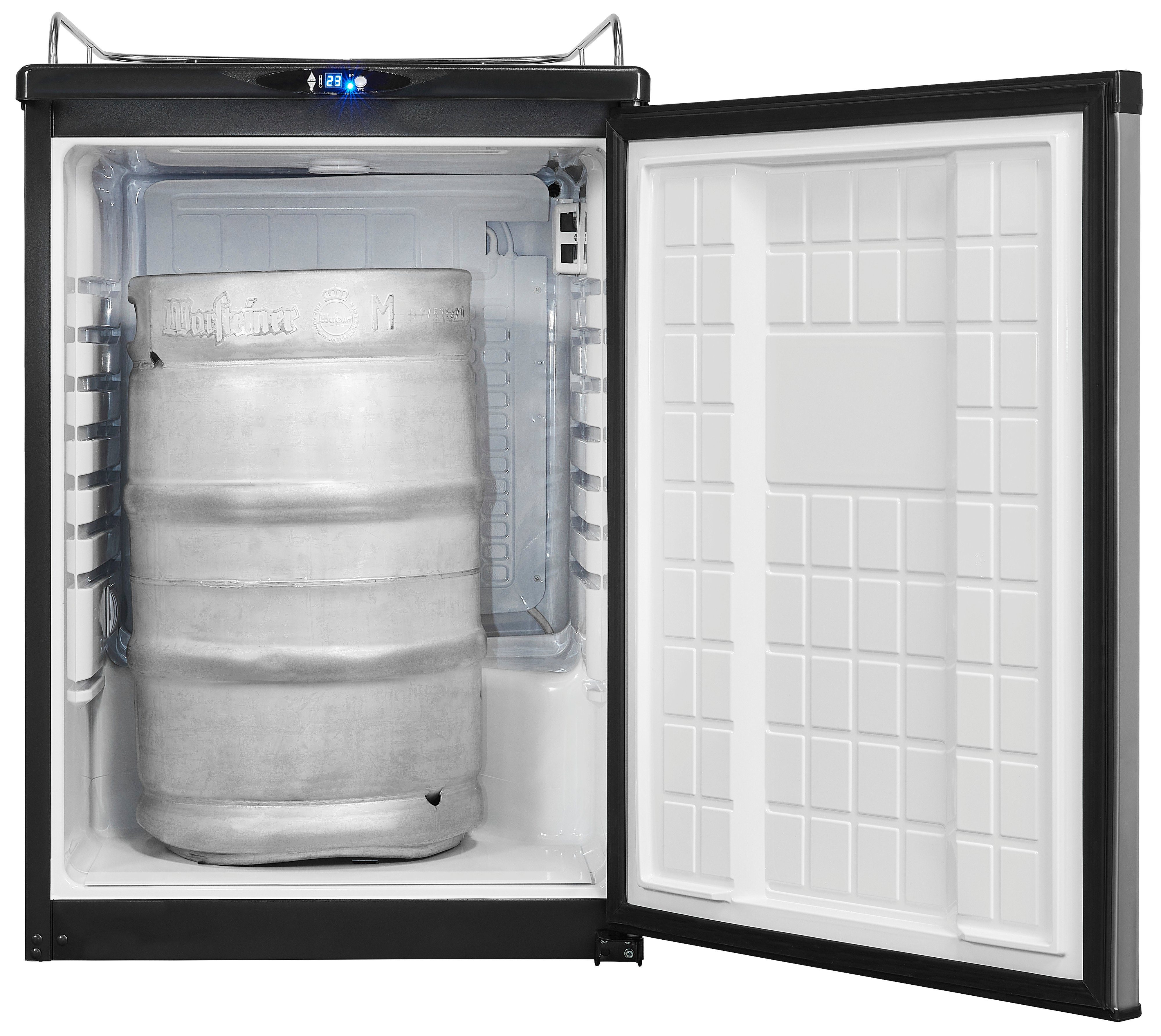 exquisit Getränkekühlschrank BK160-HE-300G, 61.5 cm breit, Bierkühler auch als Getränkekühlschrank nutzbar