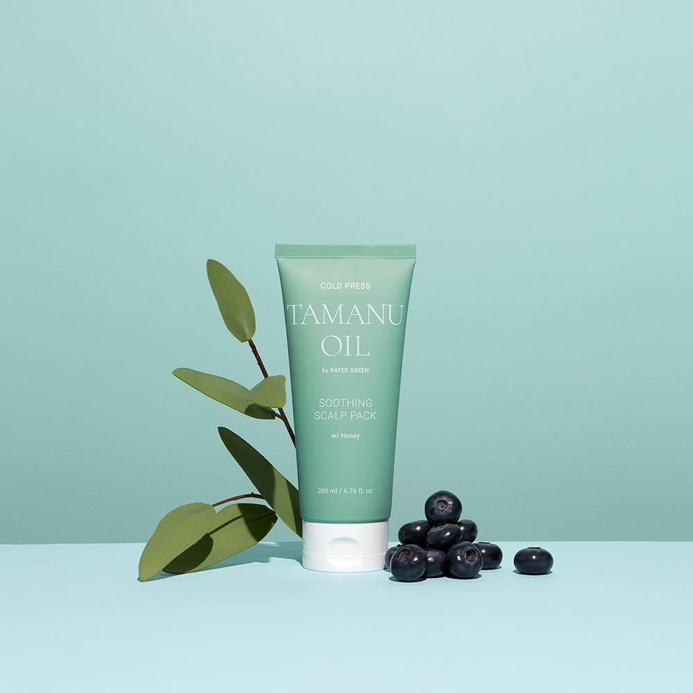 Rated Green Cold Press Tamanu Oil Soothing Scalp Pack 200 ml