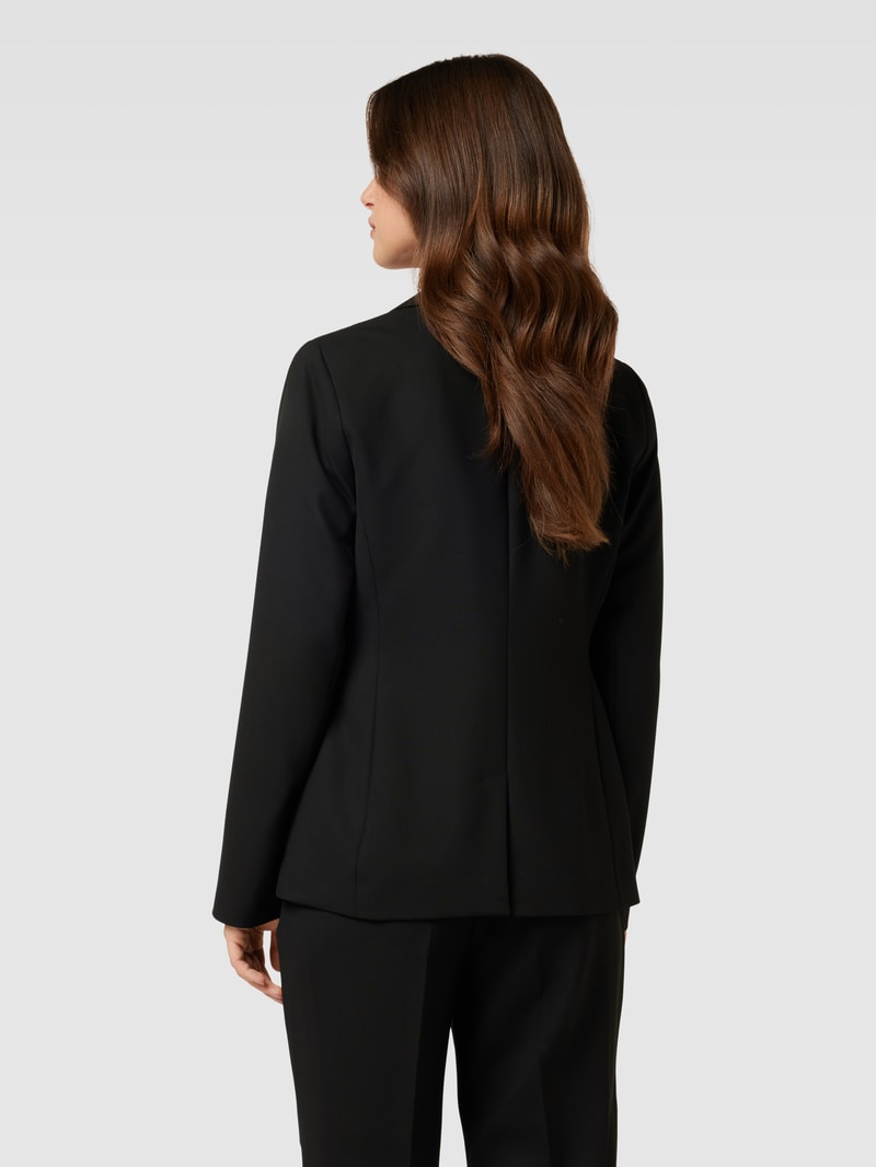 Blazer mit Knopfverschluss in schwarz