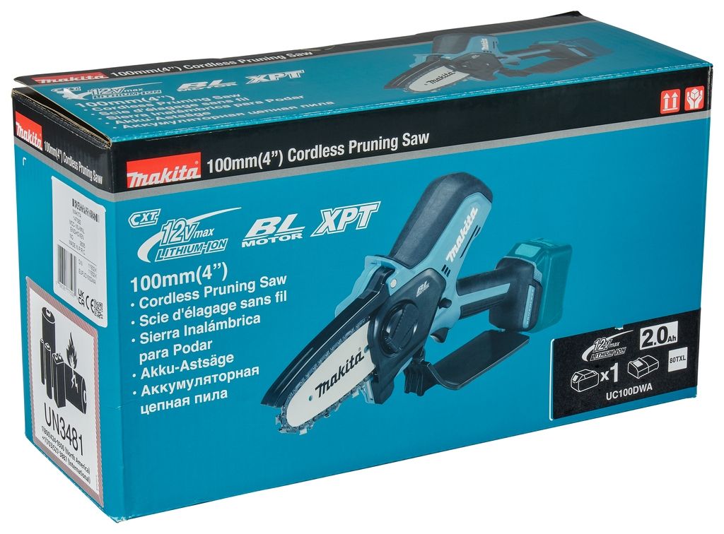 Makita UC100DWA Snoeizaag 12V 2,0Ah Li-Ionen-Akku