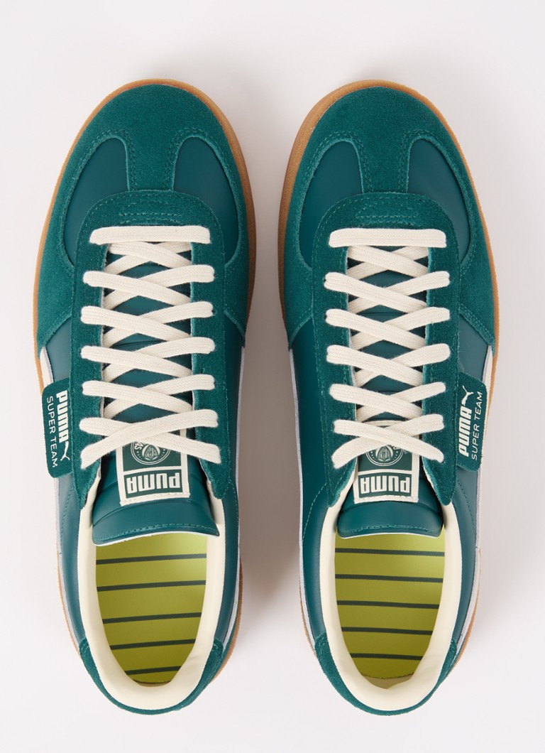 Puma Super Team patike od brušene kože s kožnim detaljima
