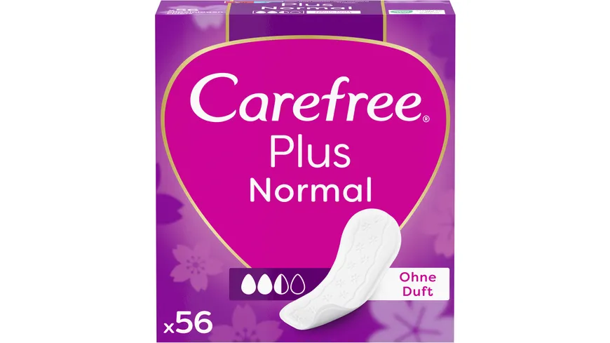Carefree Plus Normal x56 Slipeinlagen leichter Duft