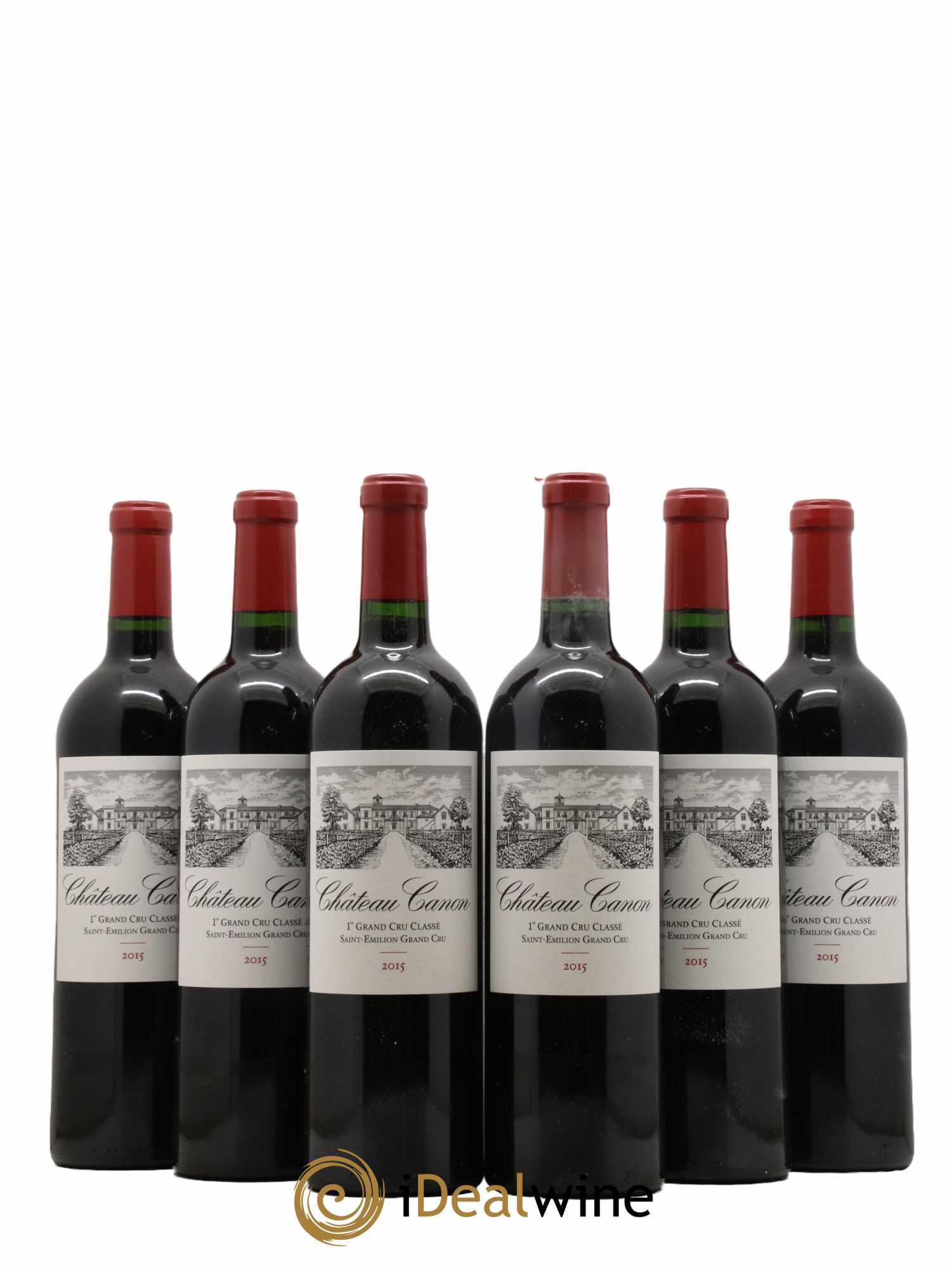 Château Canon 1er Grand Cru Classé B  2015 - Lot de 6 Bouteilles