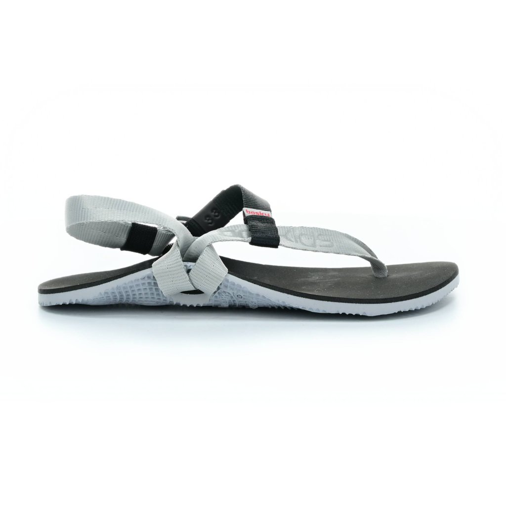Boskids schwarz-graue Sandalen