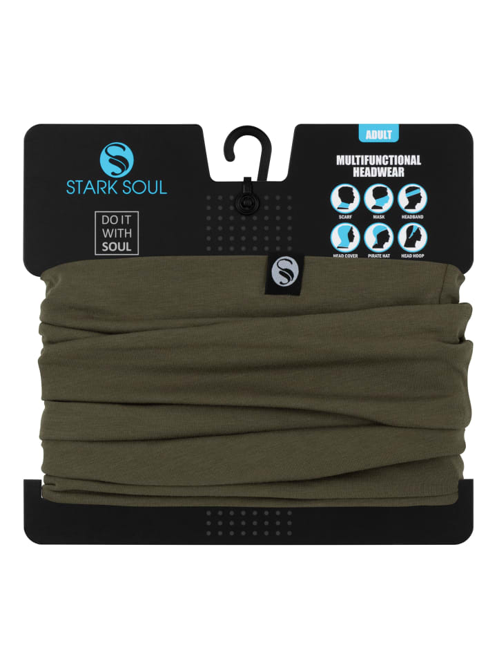Stark Soul® Multifunktionstuch aus Jersey Unisex in Khaki günstig kaufen onesize