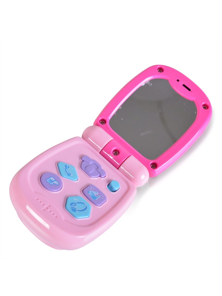 Moni Kinder Musikspielzeug Telefon in rosa günstig kaufen onesize