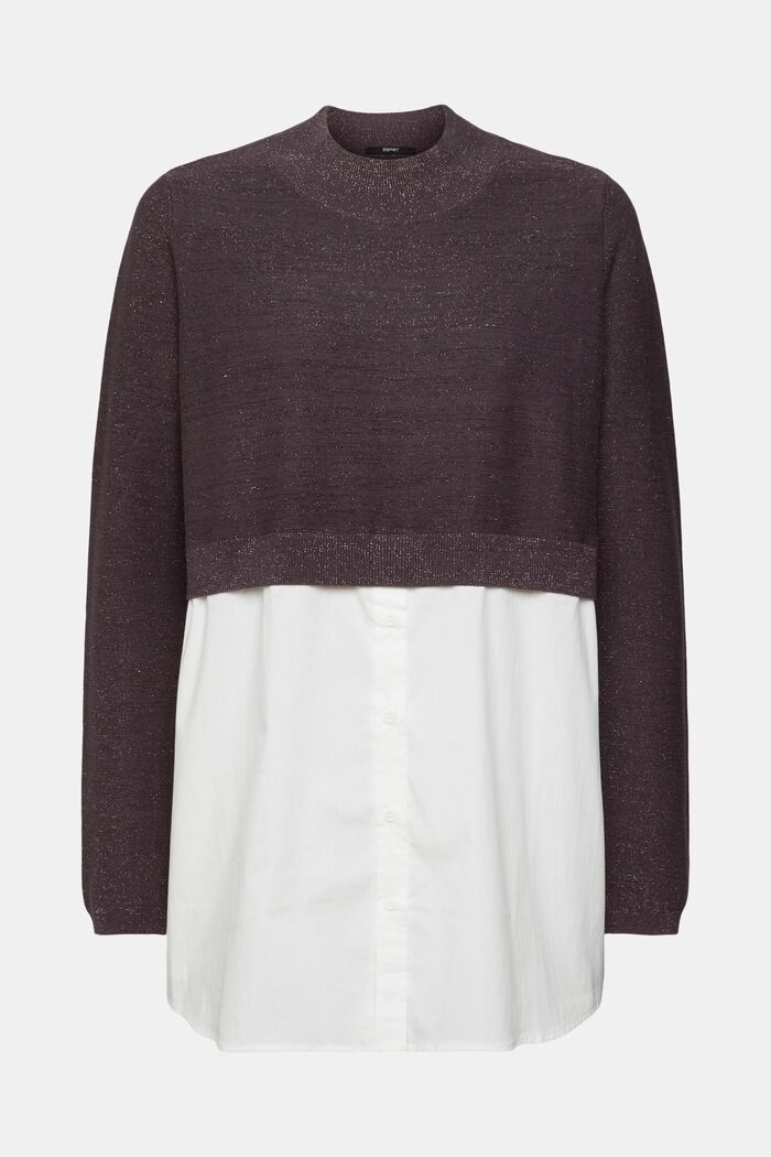 Pullover im Lagenlook, Baumwollmix