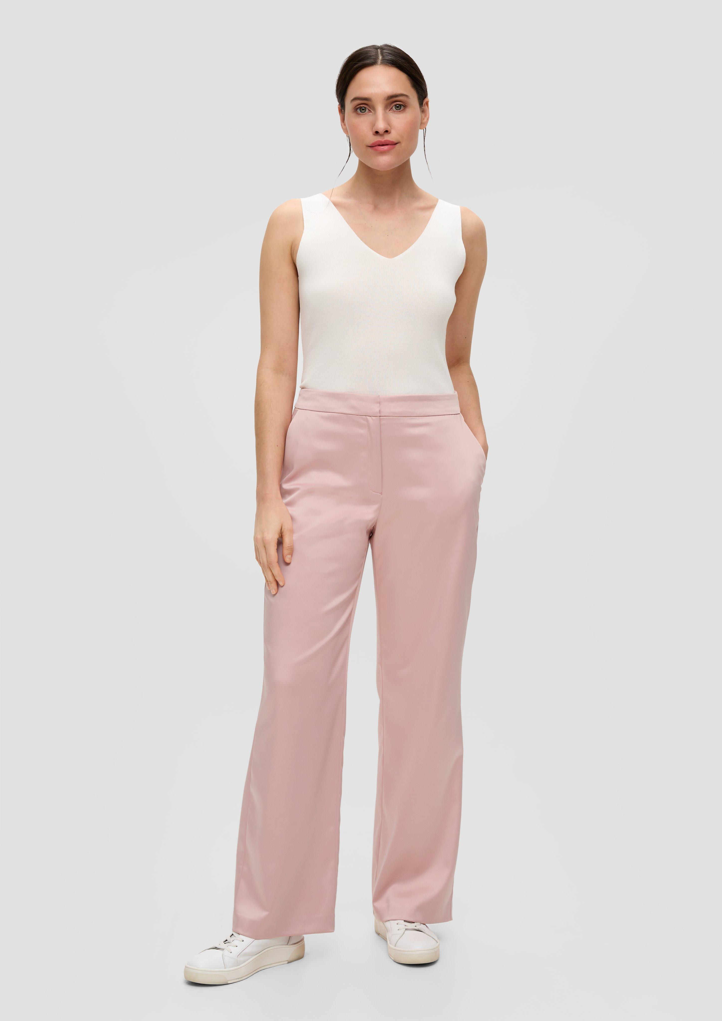 Satinhose mit weitem Bein  2140926-4128