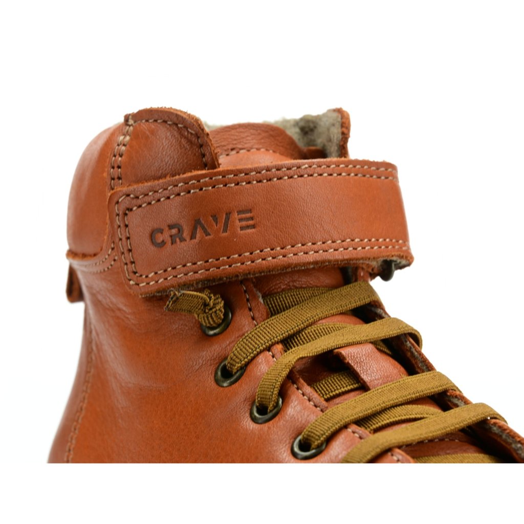 Crave Winfield Cognac gefütterte Barfuß-Stiefeletten