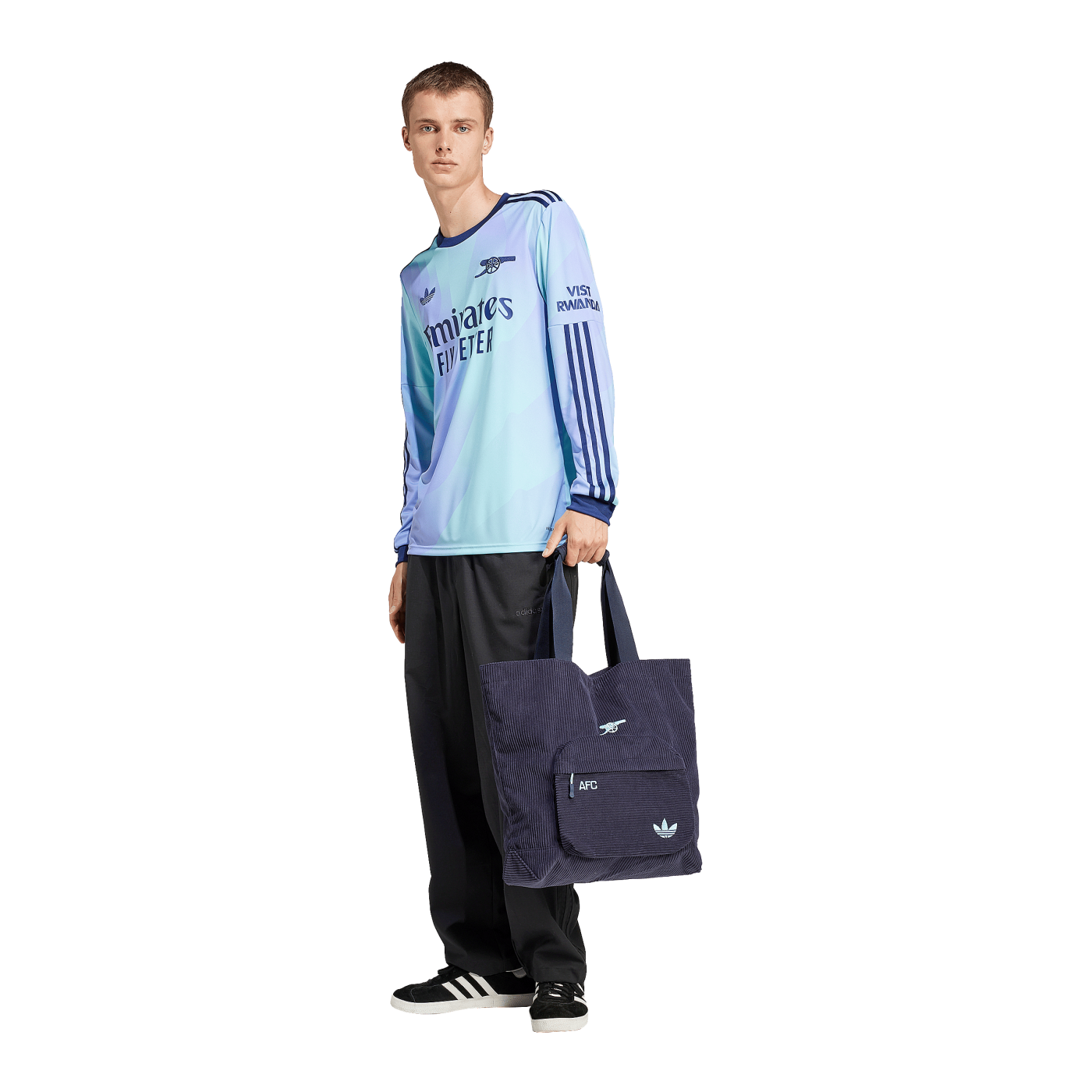 adidas FC Arsenal London Langarm Trikot 3rd 2024/2025 Türkis