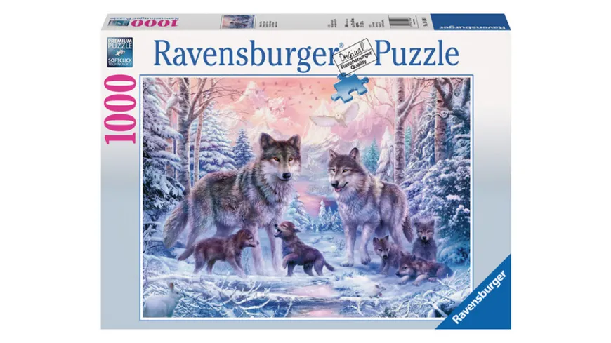 Ravensburger Puzzle - Arktische Wölfe, 1000 Teile