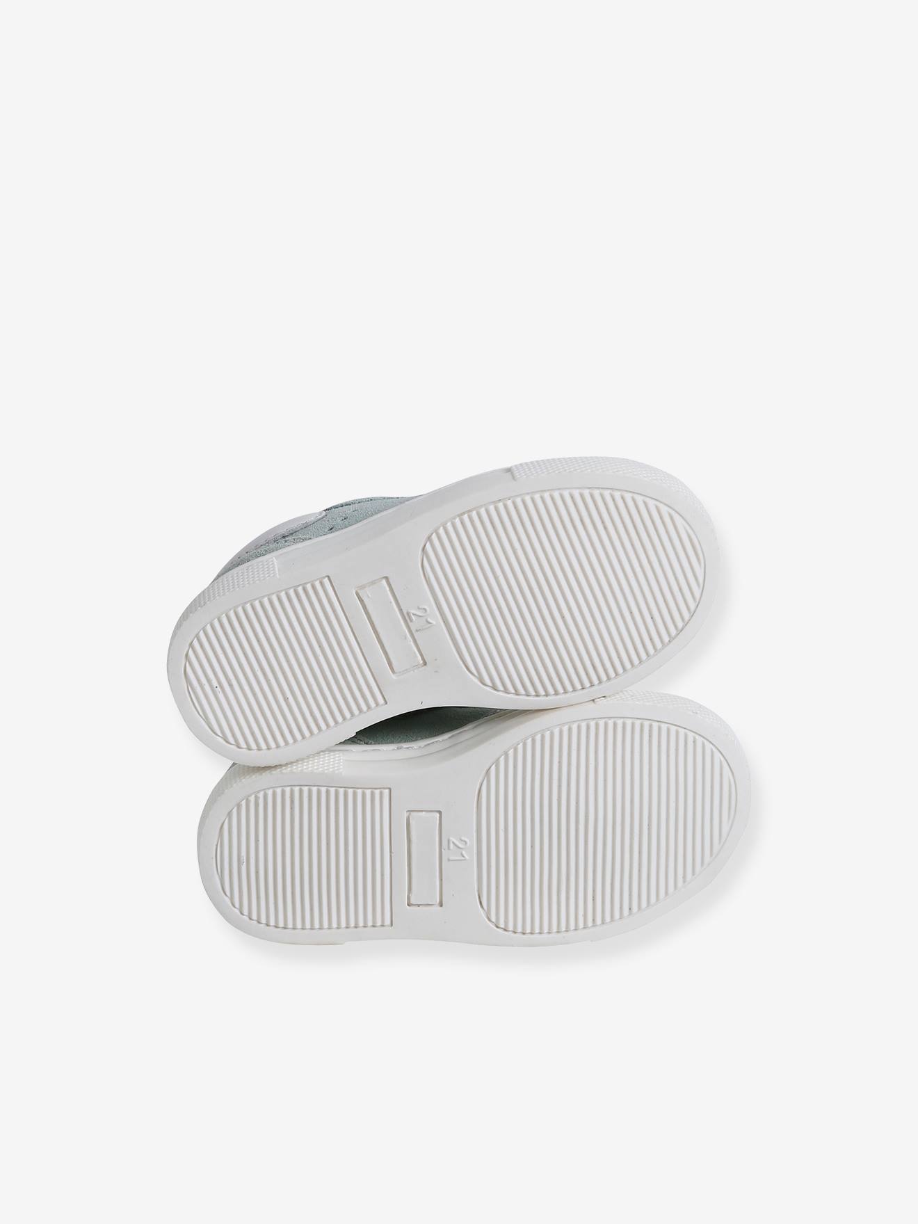 Vertbaudet Baby Sneakers mit Reißverschluss - türkis
