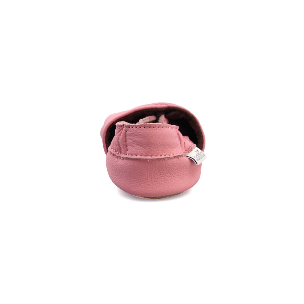 baBice Plain Pink rosa Krabbelschuhe