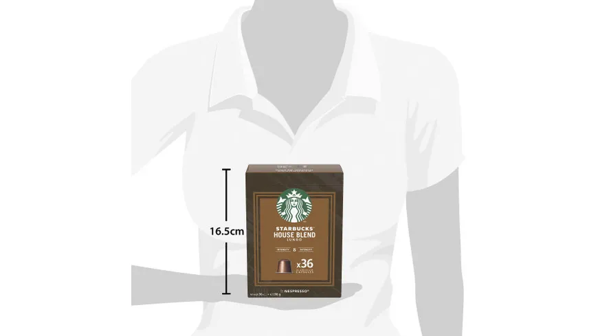 Starbucks House Blend by Nespresso Kaffeekapseln 57 g