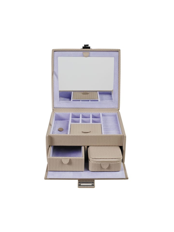Windrose Corbello Schmuckkoffer 21,5 cm in taupe günstig kaufen onesize