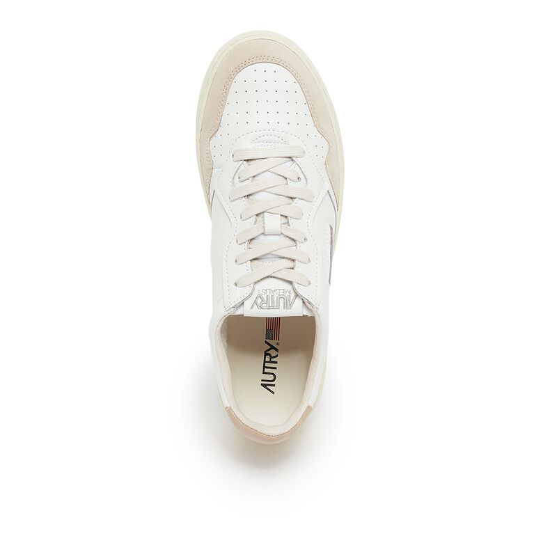 Autry Medalist Low LS58 leat/suede wht/pepper