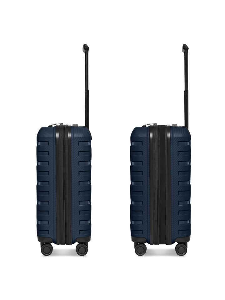 Smartbox Edition 01 4 Rollen Kabinentrolley 55 cm mit Dehnfalte in navy günstig kaufen onesize