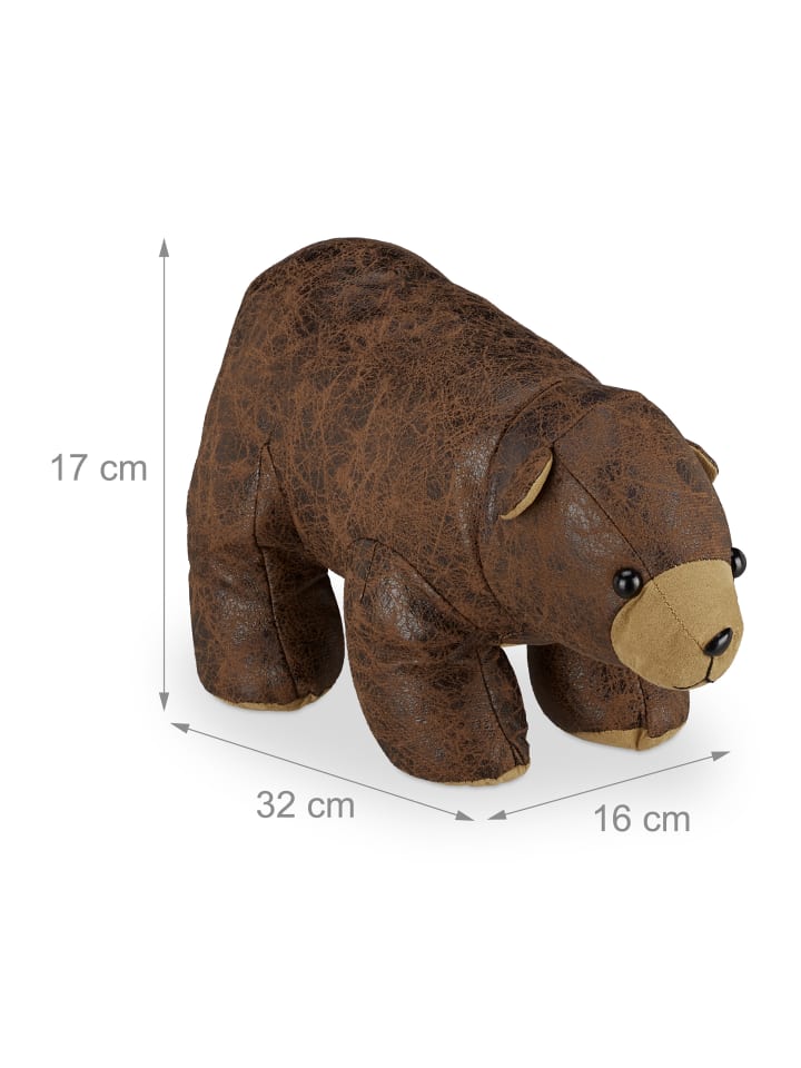 relaxdays Türstopper Braunbär in Braun günstig kaufen onesize