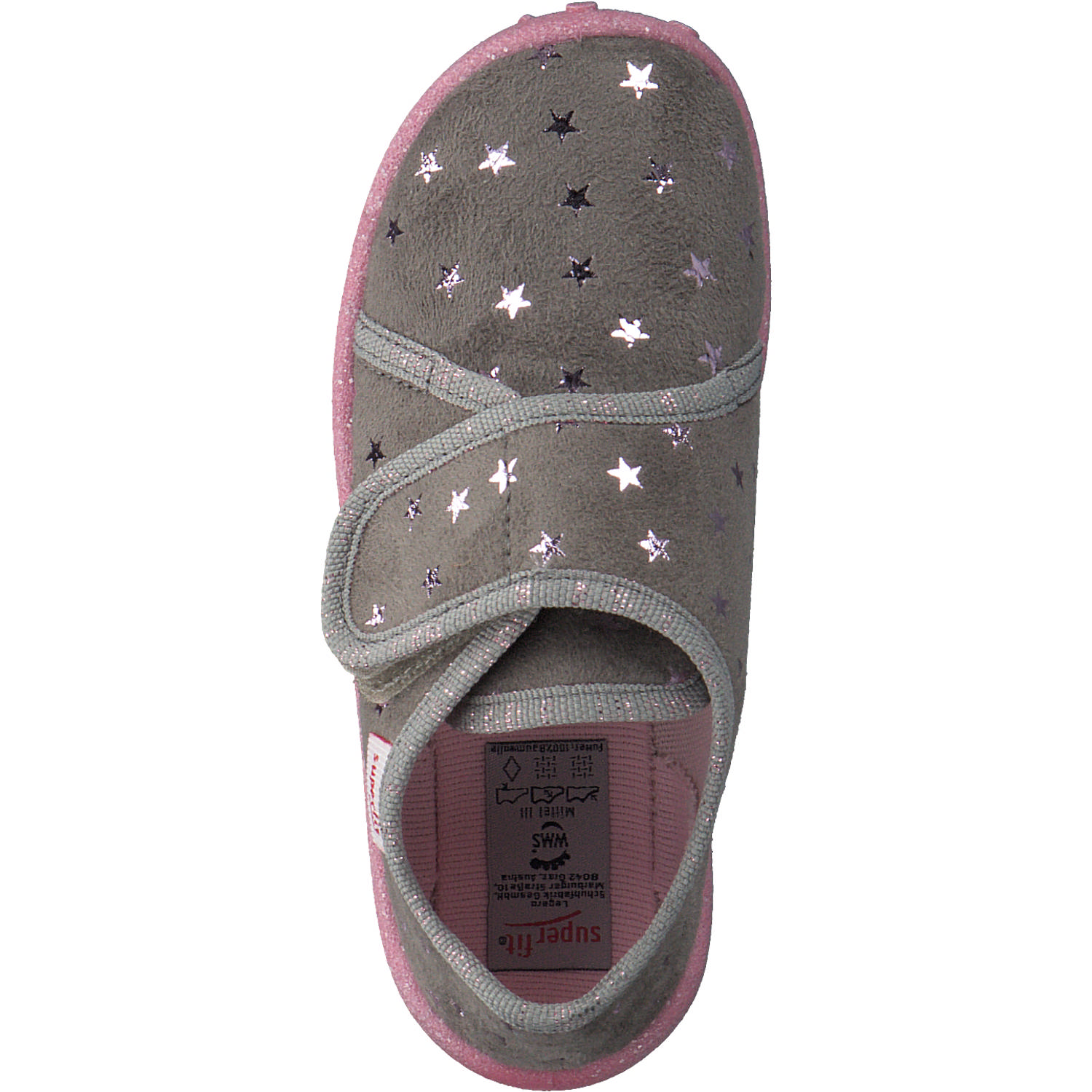 Superfit SPOTTY 09246, Hausschuhe, Kinder, Grau