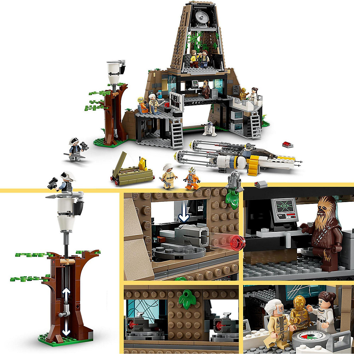 LEGO® Star Wars 75365 Rebellenbasis auf Yavin 4