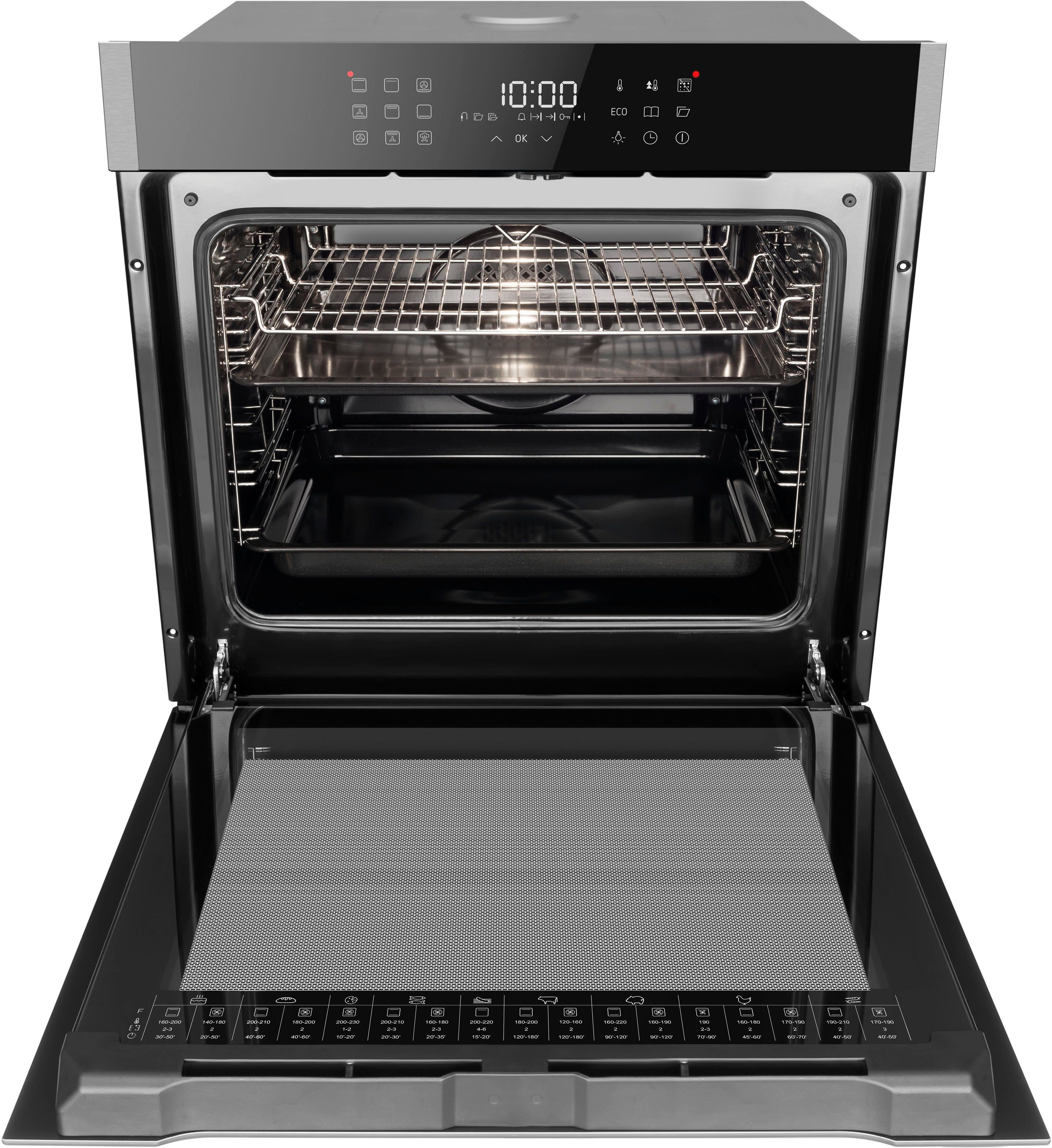 Amica Einbaubackofen EBPX 946 700 E, mit Teleskopauszug nachrüstbar, Steam Clean, Pyrolyse-Selbstreinigung, XXL-Garraum