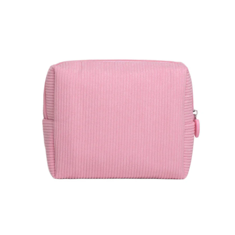 Accessori Corduroy Beauty - ružičasta - kozmetička torbica