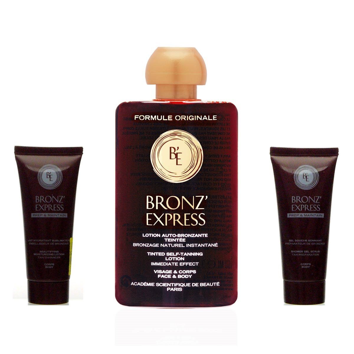 Acadèmie Selbstbräunungslotion Academie Bronz Express SET Selbstbräunungslotion 100 ml + 40 ml BL +