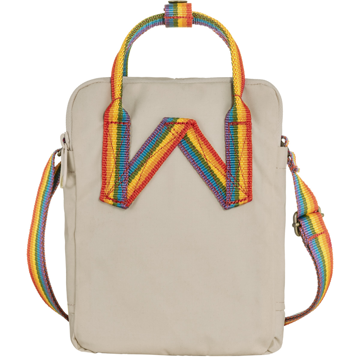 Fjällräven Kanken Rainbow Sling Umhängetasche beige