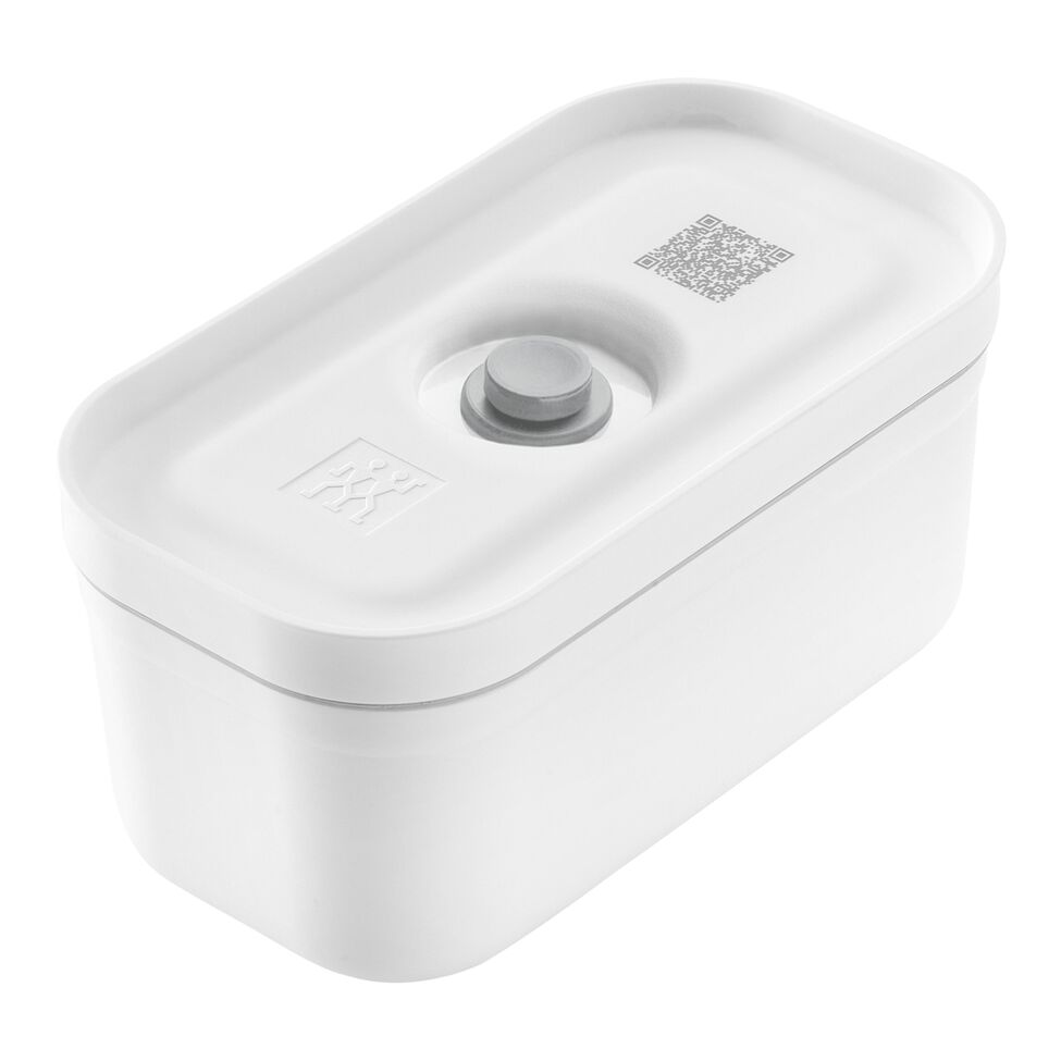Vakuum Lunchbox S, Kunststoff, Weiß-grau
