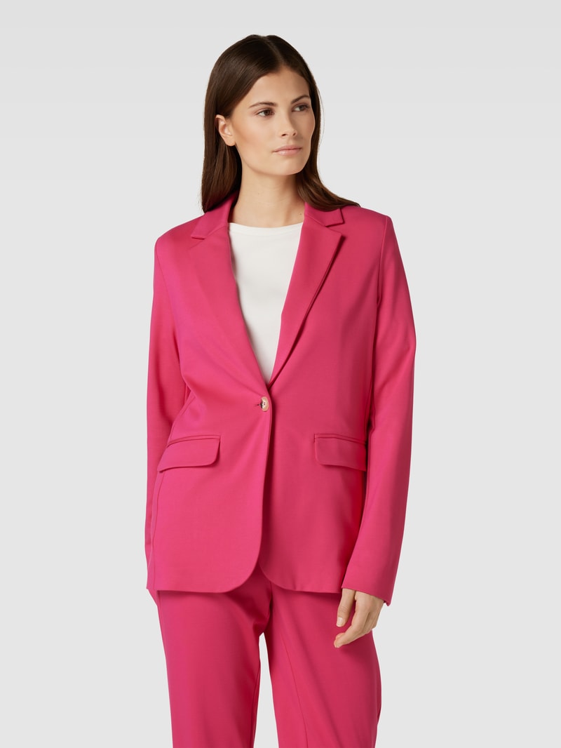 Blazer mit Pattentaschen in pink