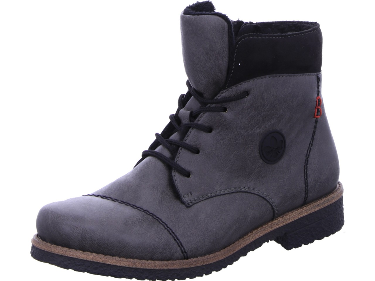 RIEKER Winterstiefel grau HWK Damen Stiefel