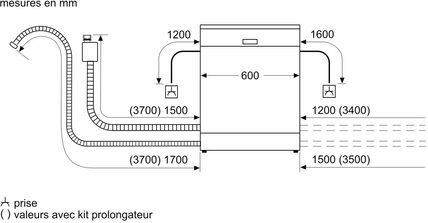 SIEMENS Standgeschirrspüler, SN23HI42VE