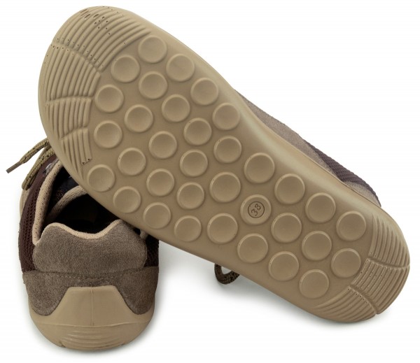 4bare ~ Joy LowCut Sneaker ~ Mocha Brown
