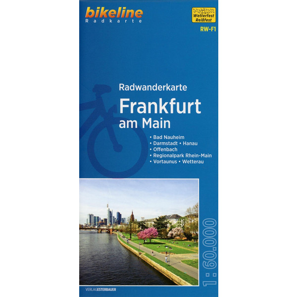 Radwanderkarte Frankfurt am Main 1 : 60 000 - Fahrradkarte