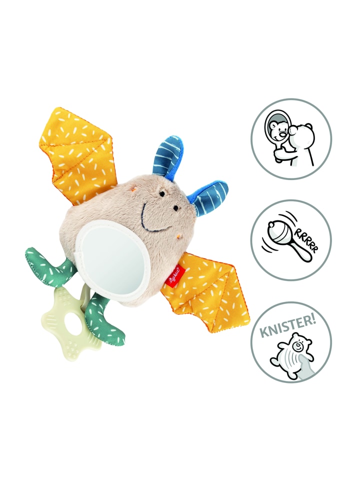 Sigikid Anhänger Fledermaus Baby Activity Toys in grau günstig kaufen onesize