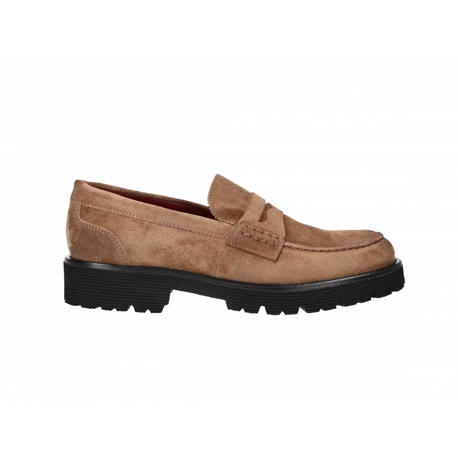 EN AVANT - Loafer 529-01 Veloursleder - braun