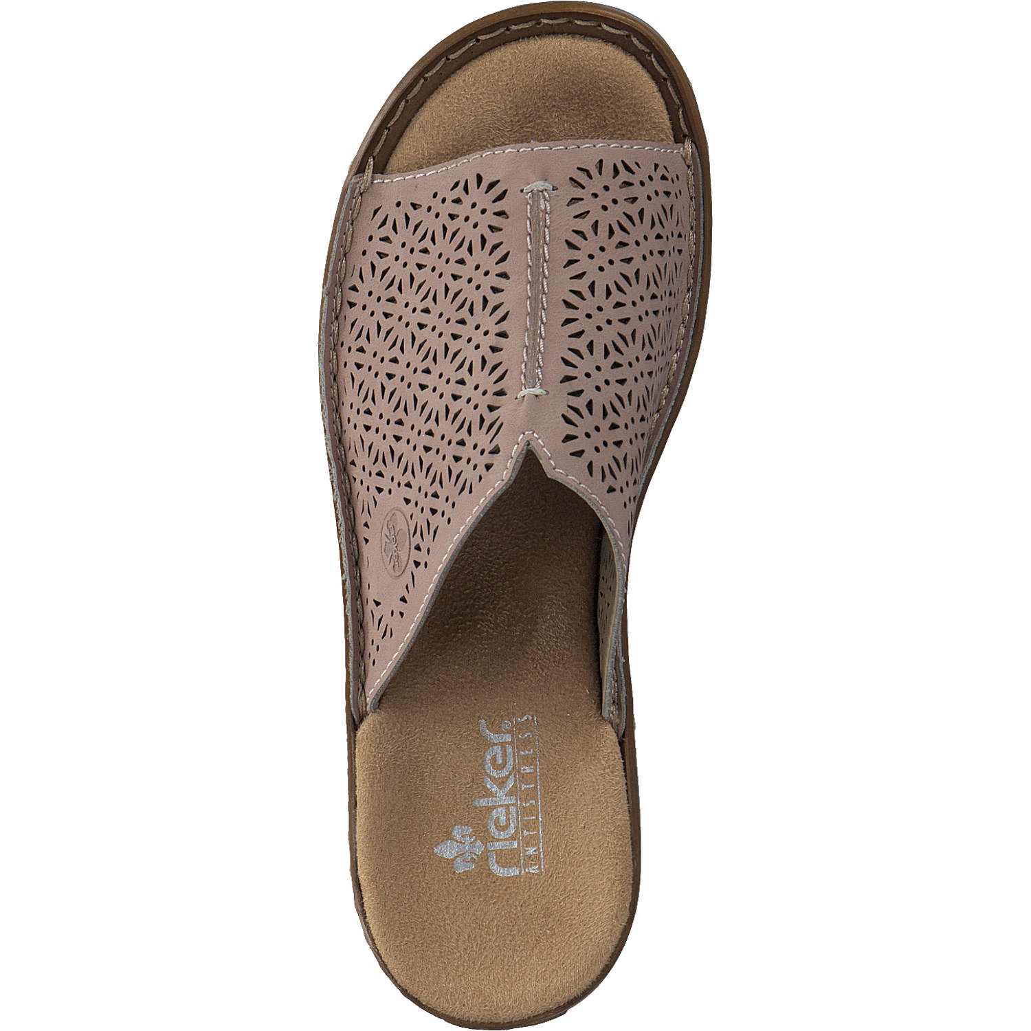 Rieker 608M9, Pantoletten & Badeschuhe, Damen, Rosa