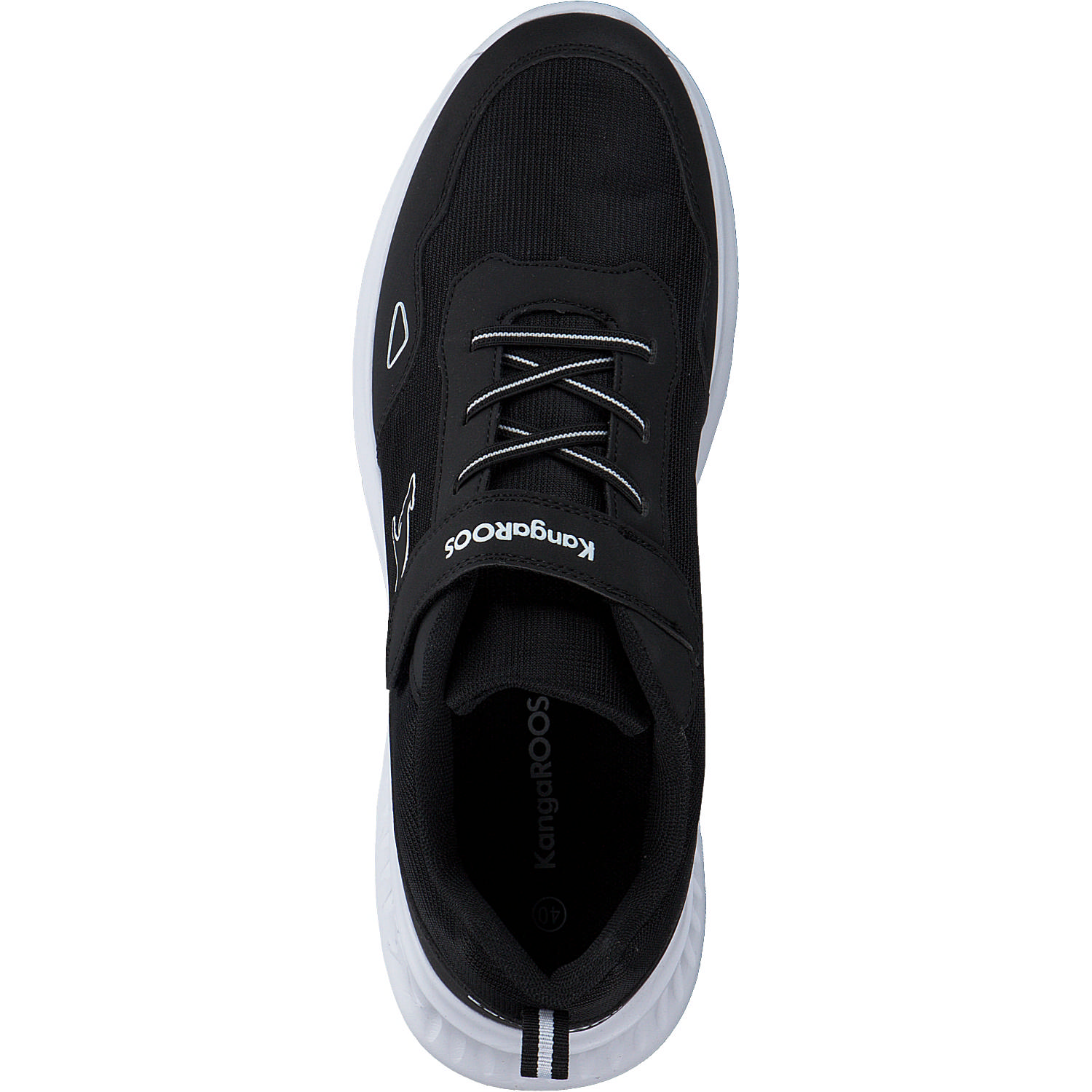 KangaROOS KL-Win EV 10132, Sportliche Slipper, Kinder, Schwarz