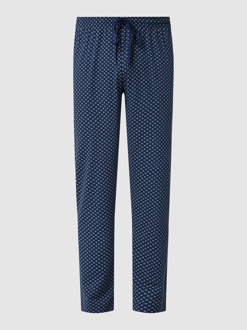 Pyjama-Hose aus Baumwolle in marineblau