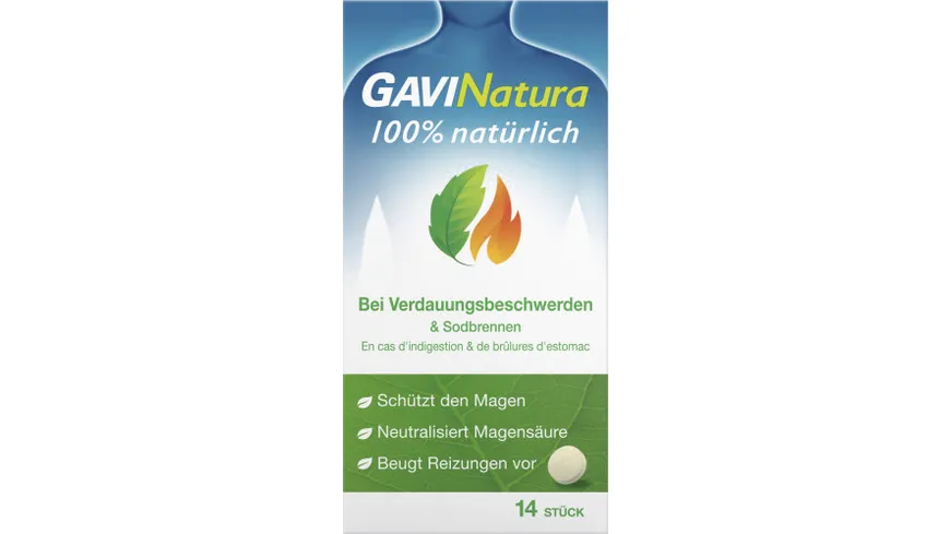 GaviNatura bei Verdauungsbeschwerden & Sodbrennen