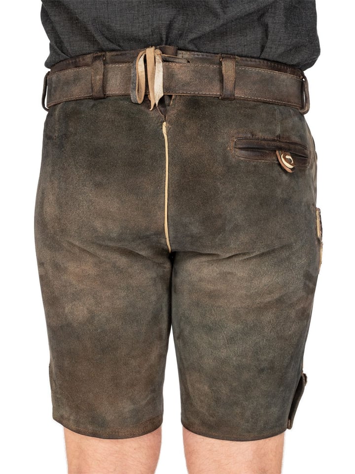 MADDOX Lederhose URGSEE in dunkelbraun günstig kaufen