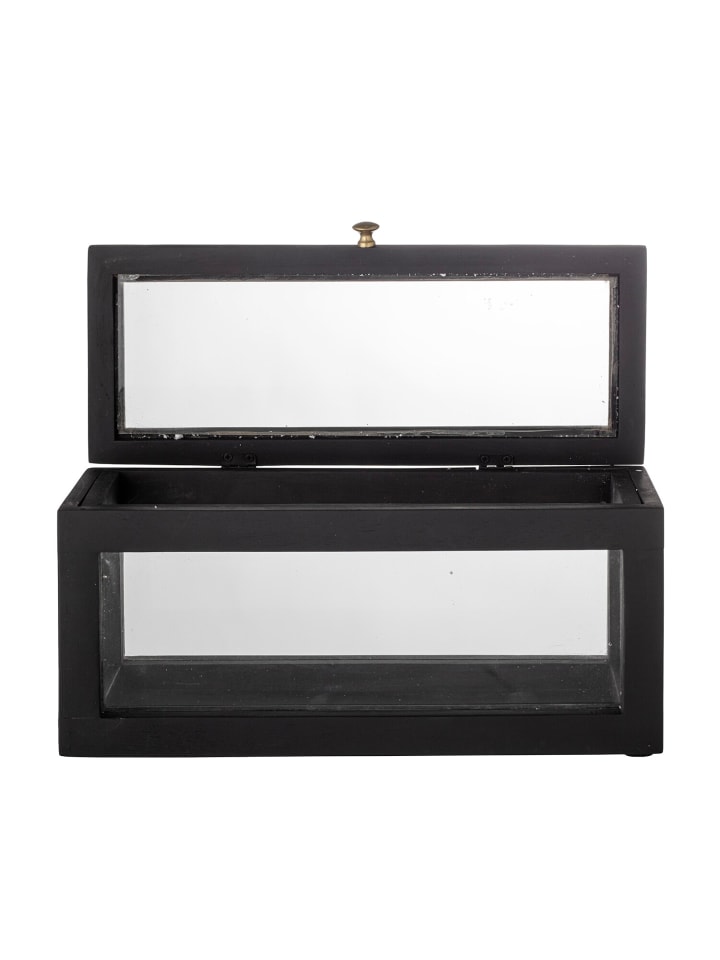 Bloomingville Deko-Box Gore in Schwarz | Transparent günstig kaufen onesize