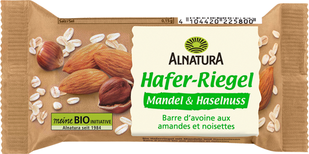 Alnatura Bio Haferriegel Mandel und Haselnuss