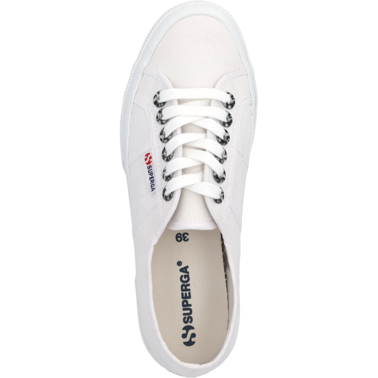 Superga 2750 Resin Eyelets S4117JW, Halbschuhe, Damen, Weiß