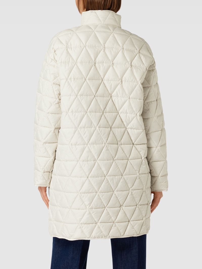 Steppjacke im Oversized-Look mit Solarballfüllung in ecru